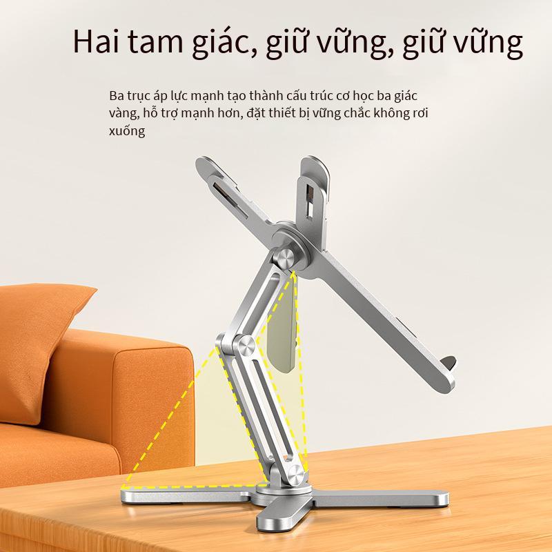 Ưu đãi đặc biệt MCHOSE từ giá đỡ máy tính xách tay N86 giá đỡ máy tính để bàn có thể xoay bằng hợp kim nhôm, giá đỡ gấp làm mát dạng gập nâng cao