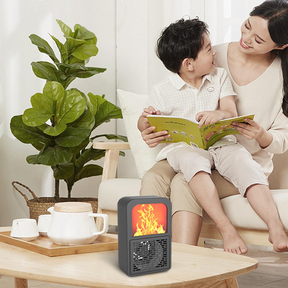 Quạt sưởi điện mini Chỉ cần 3s để tạo ra khí nóng, công suất 400W
