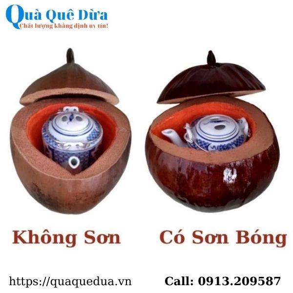 Vỏ Giữ Ấm Trà Trái Dừa Không Sơn Và Bình Trà 400 - 700ml