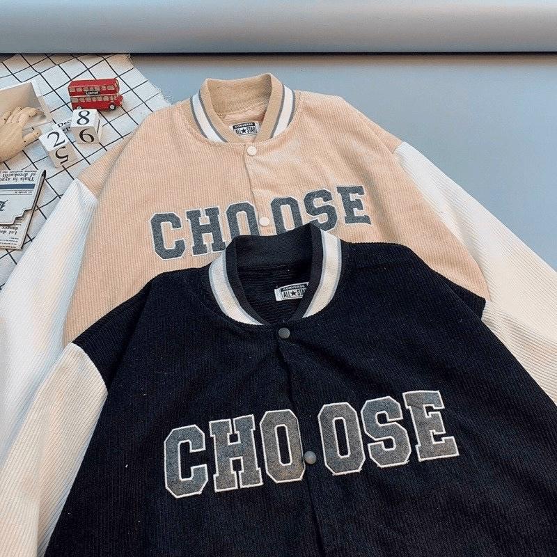 ÁO KHOÁC KAKI NHUNG CHOOSE FORM DÁNG BOMBER SIÊU HOT MẪU MỚI- HÌNH THẬT SHOP TỰ CHỤP VLTN4