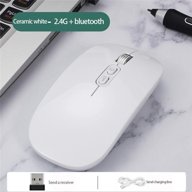 Chuột Không Dây Bluetooth USB Sạc Chuột Máy Tính Im Lặng Mause Công Thái Chuột Cho Máy Tính Văn Phòng Laptop Máy Tính Bảng Souris Sans Fil