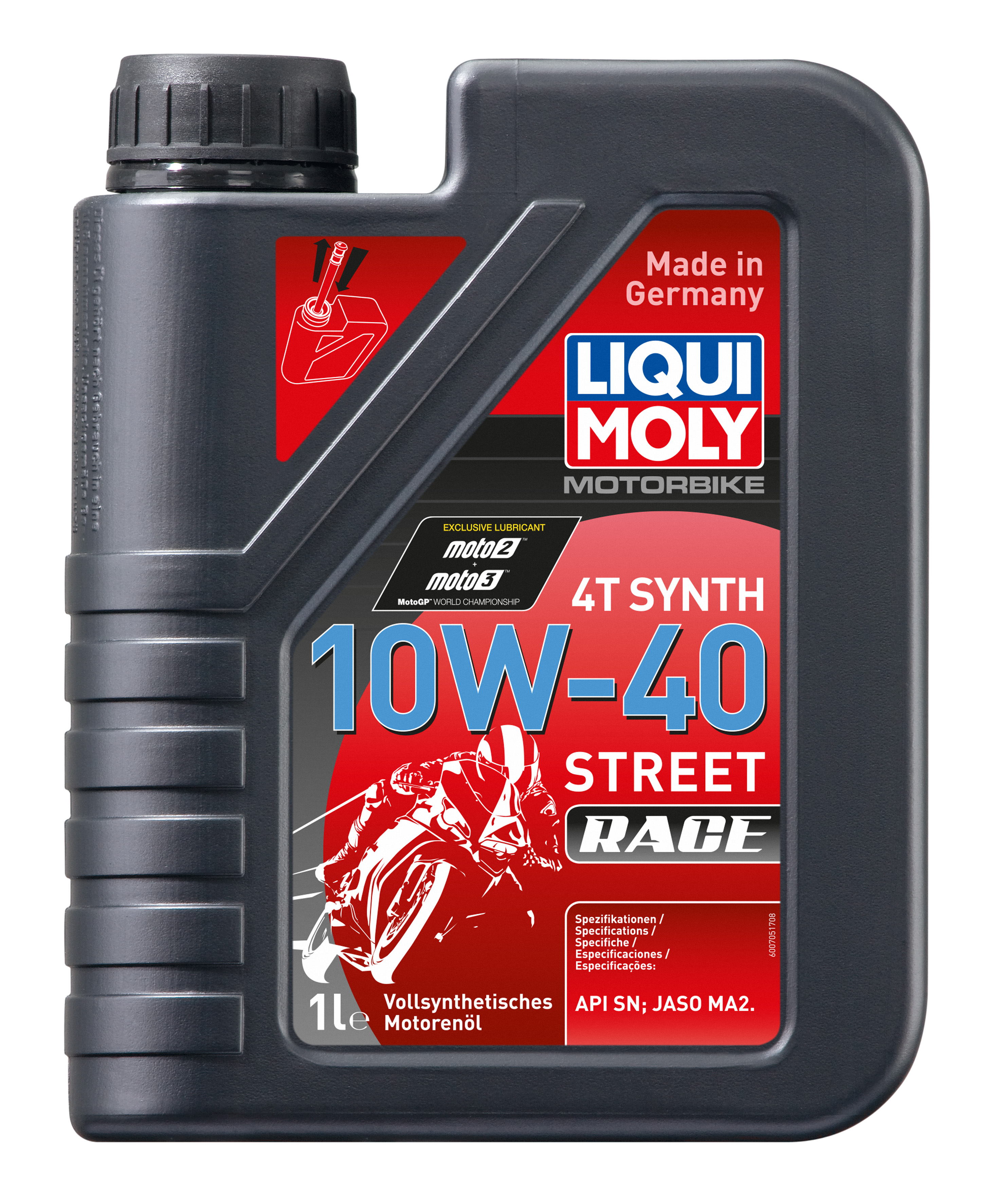 Dầu nhớt tổng hợp dành cho xe côn Liqui Moly Synth Street Race10W40