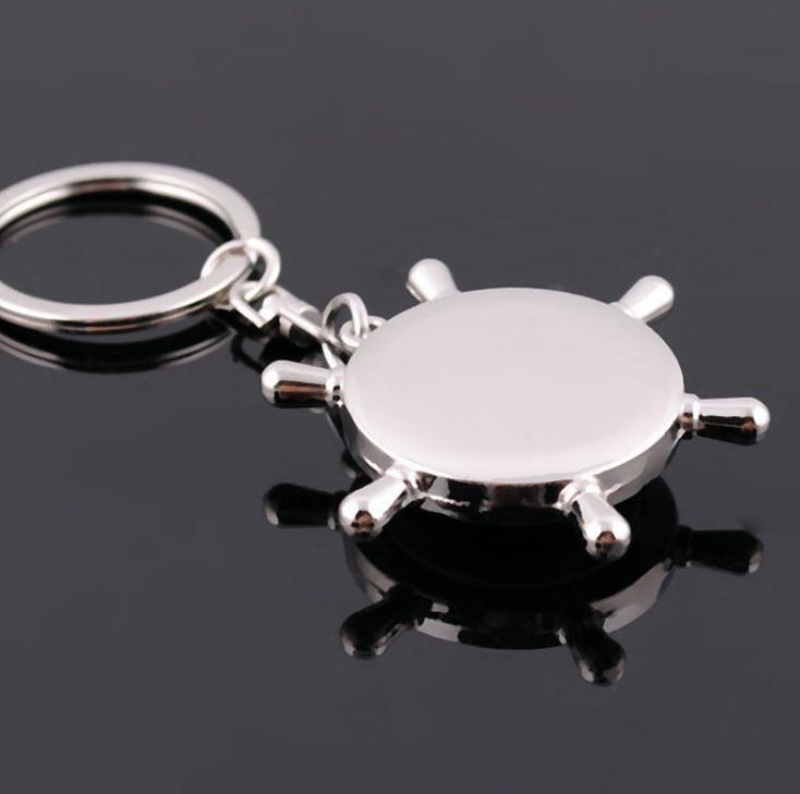 Móc khóa la bàn định vị cầm tay bánh lái tàu vòng chỉ nam thể thao, cắm trại, leo núi, đi bộ, dã ngoại Legaxi