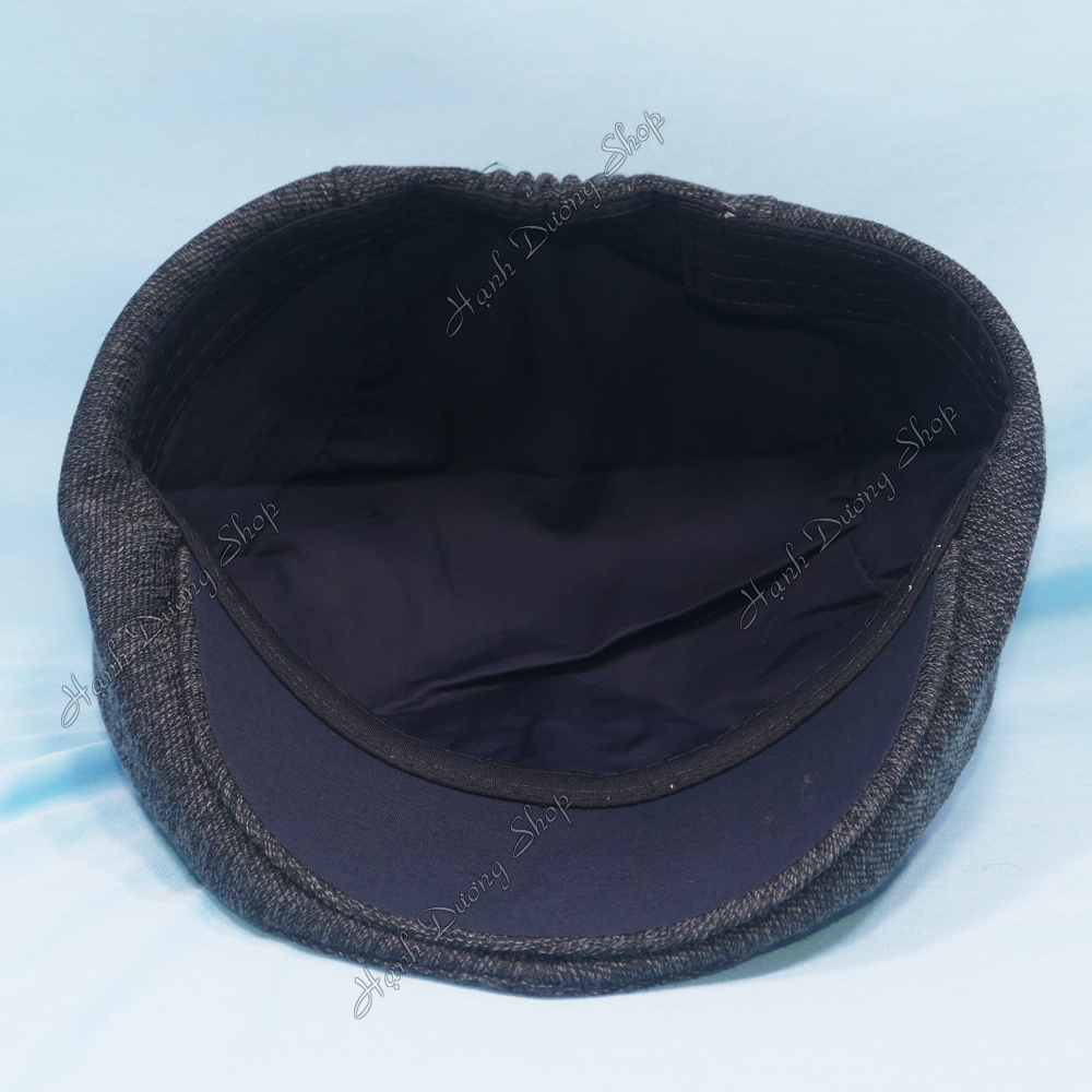 Mũ beret nam mỏ vịt dành cho người lớn tuổi, thiết kế mỏ vịt cụt, bít đuôi độc đáo, chất liệu vải nỉ mềm mại sang trọng - Hạnh Dương