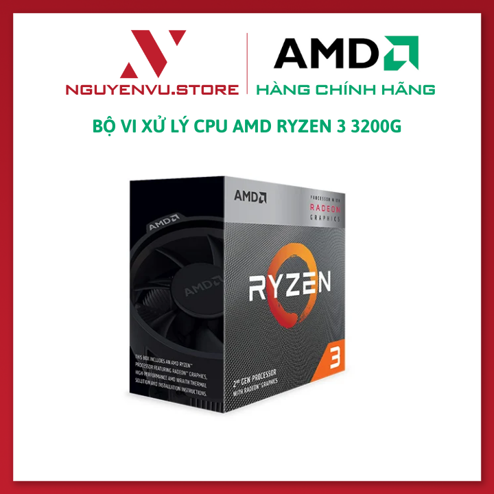 Bộ vi xử lý CPU AMD Ryzen 3 3200G - Hàng chính hãng