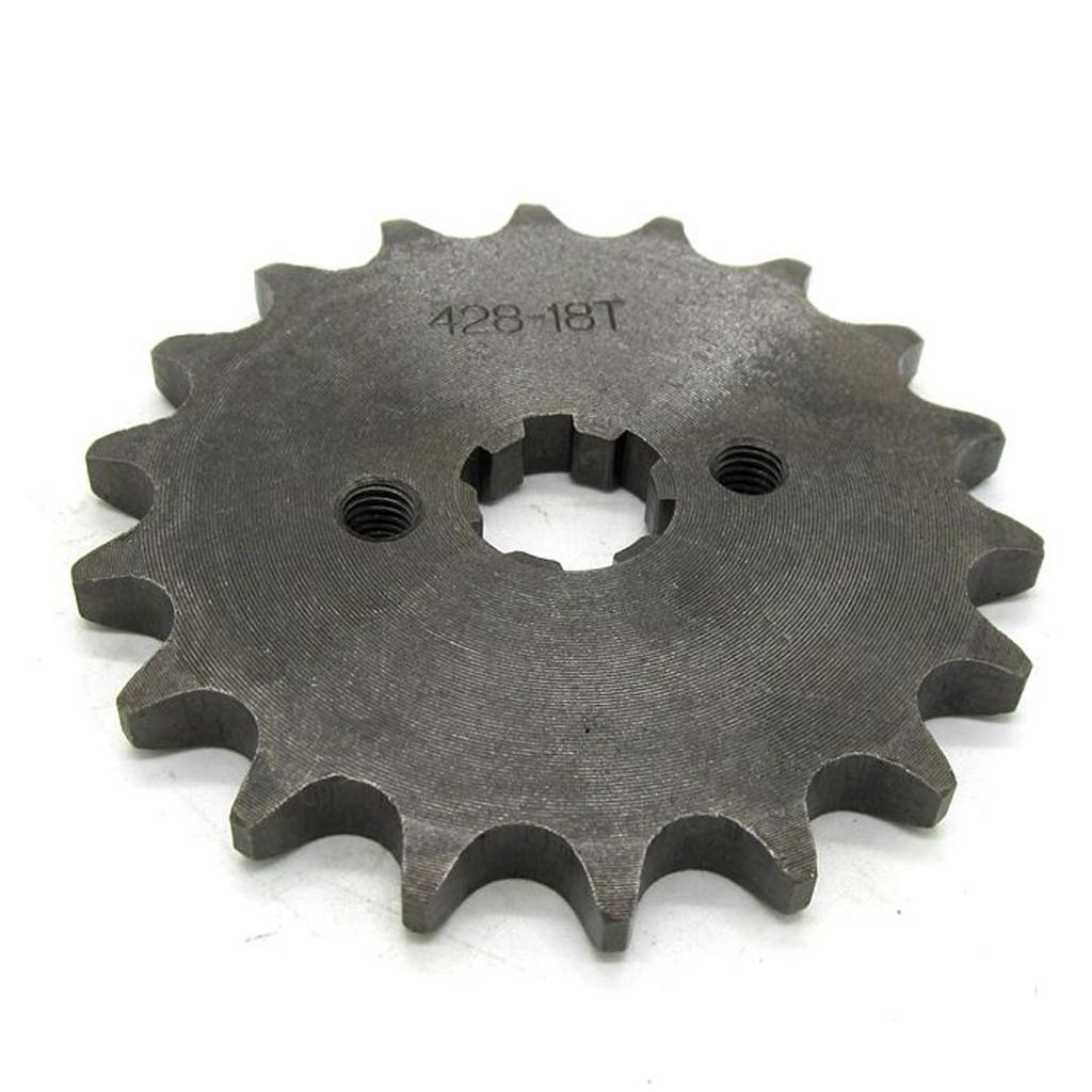 2X 18T 17mm 428 Chain Front Sprocket Cog Quad Dirt Bike ATV Buggy