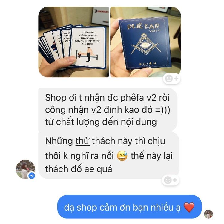 Bộ bài &quot;PHÊ FAR&quot; ver 2 - Drinking Game nâng cấp chơi vui vẻ với bạn bè hội nhóm, cuộc nhậu thêm say | Ghiền Mystery