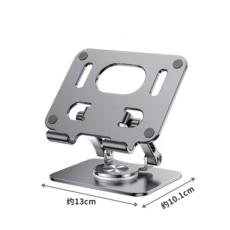 Giá đỡ máy tính bảng và điện thoại xoay 360 độ bằng nhôm