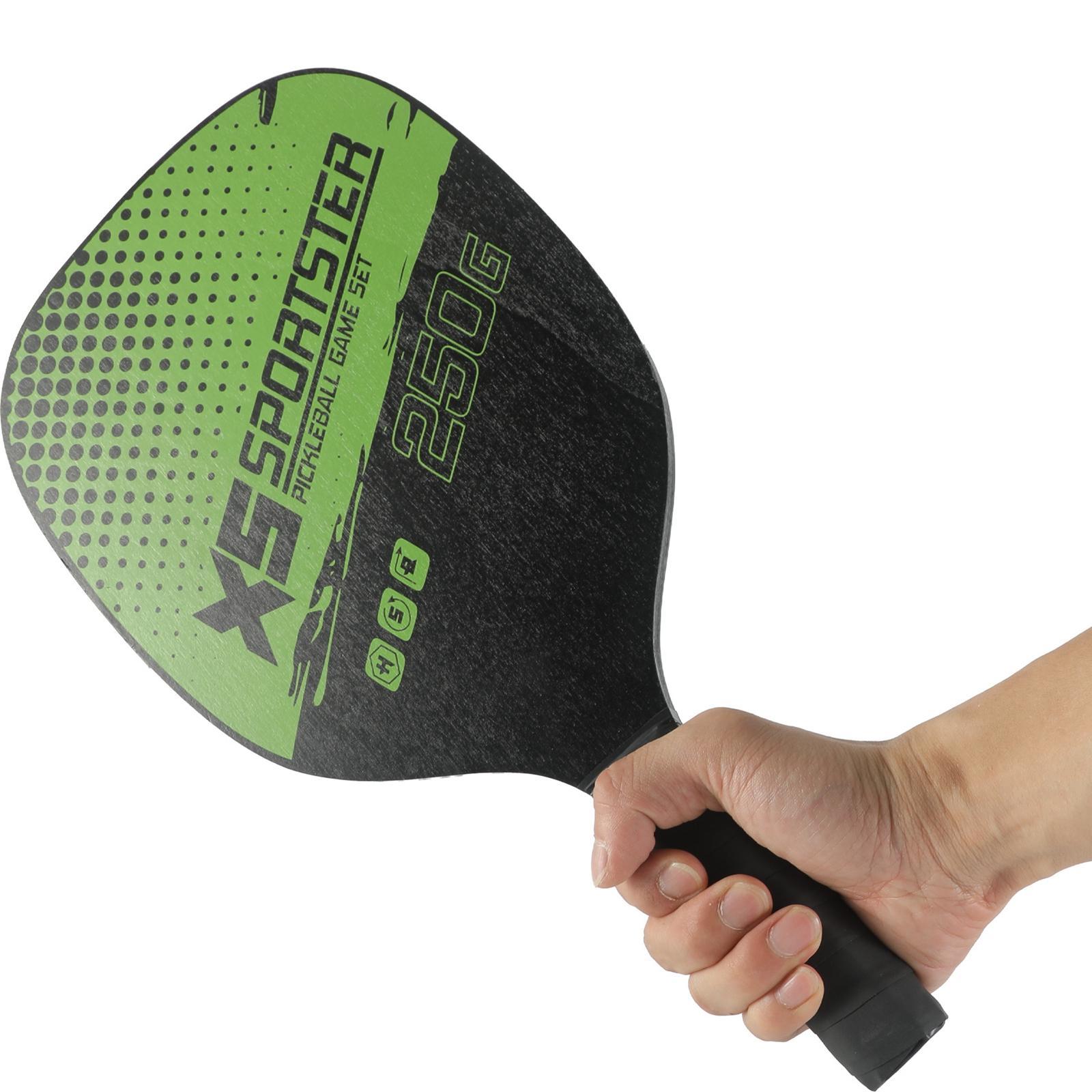 Pickleball Paddles Set of 2 Pickleball Rackets Professional with Carrying Bag Paddle for Pickleball and Ball Set Beginners 2 Players Unisex Pros