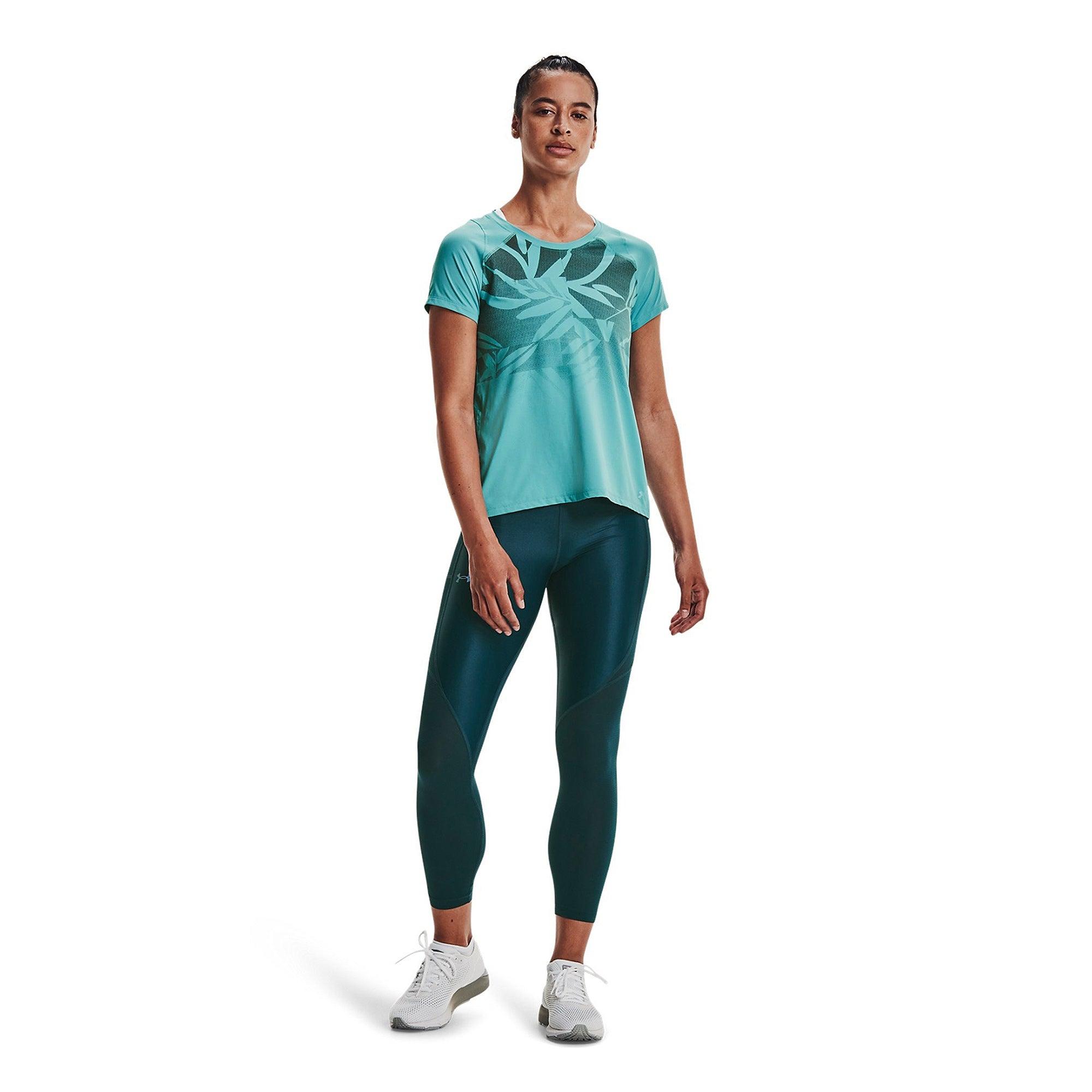 Quần legging thể thao nữ Under Armour Isochill Run 7/8 Tight - 1361364-463