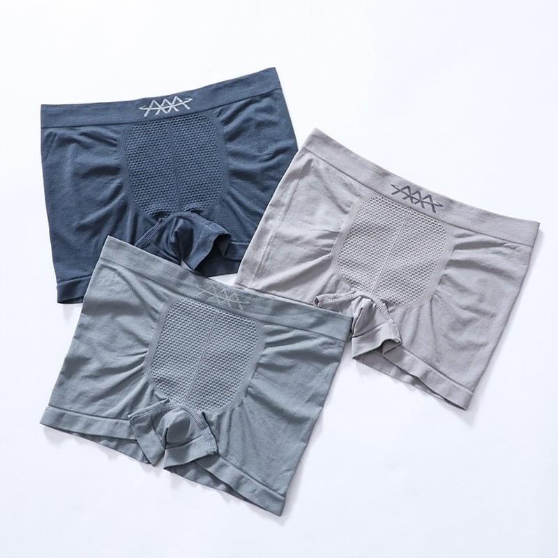Combo 3 quần lót nam dệt kim cao cấp relaxstore, quần boxer dệt nam