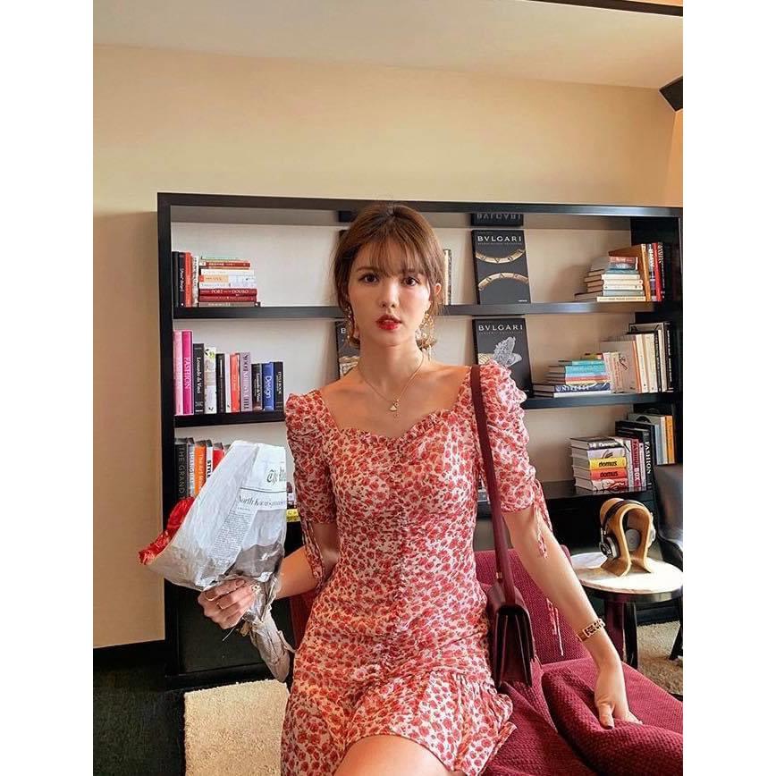 PINKIE FLOWER DRESS - ĐẦM HOA BODY NHÚN
