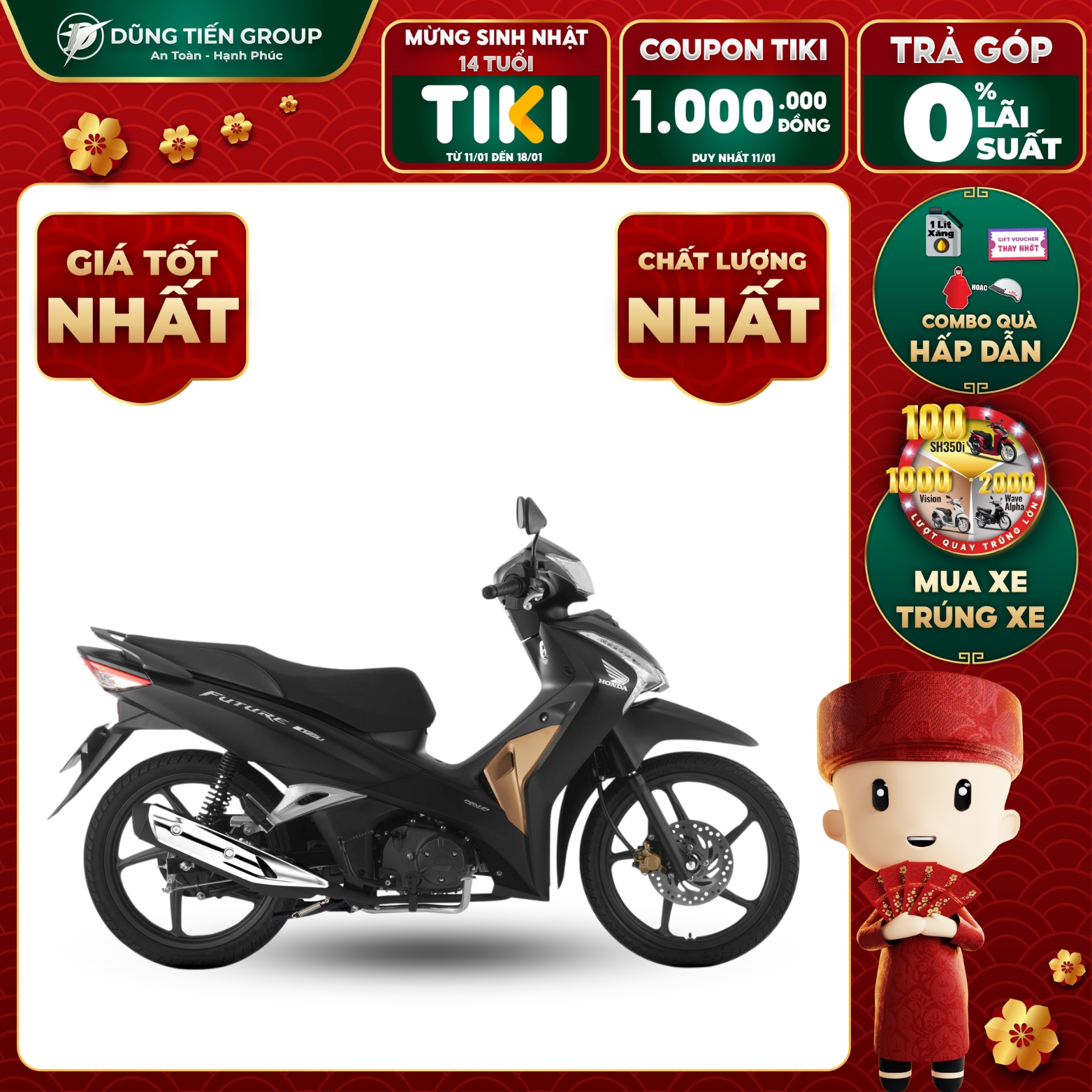 Xe Máy Honda Future 125 FI 2024 Phiên Bản Đặc Biệt