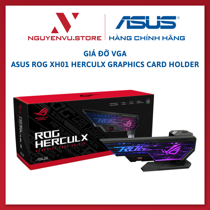 Giá đỡ VGA ASUS ROG XH01 HERCULX GRAPHICS CARD HOLDER - Hàng chính hãng