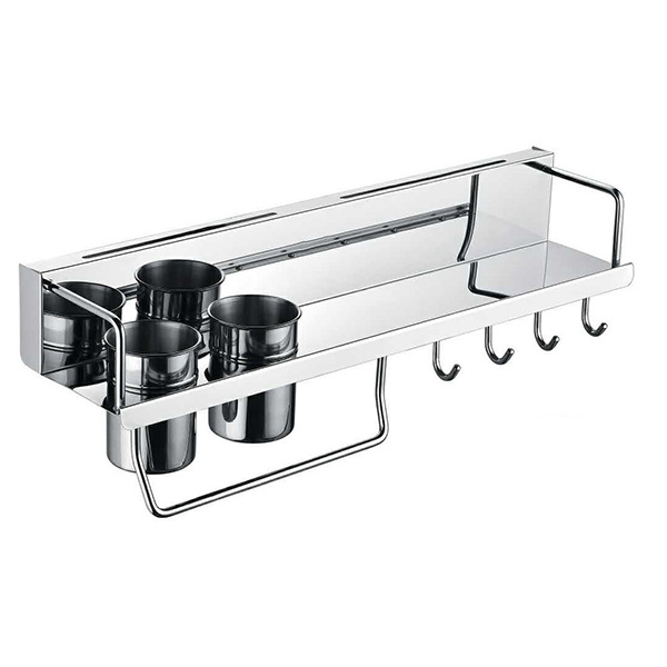 Kệ bếp đa năng Inox SUS 304 Eurolife EL-K4 ( Trắng bạc)