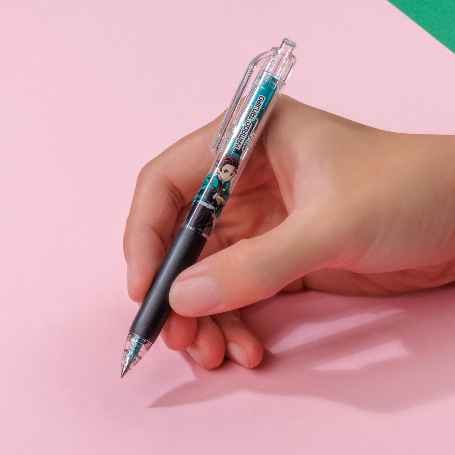 Bút Gel Quick Dry 0.5 mm - Phiên Bản Đặc Biệt Demon Slayer - Thiên Long GEL-033/DS - Mực Xanh - Kamado Nezuko