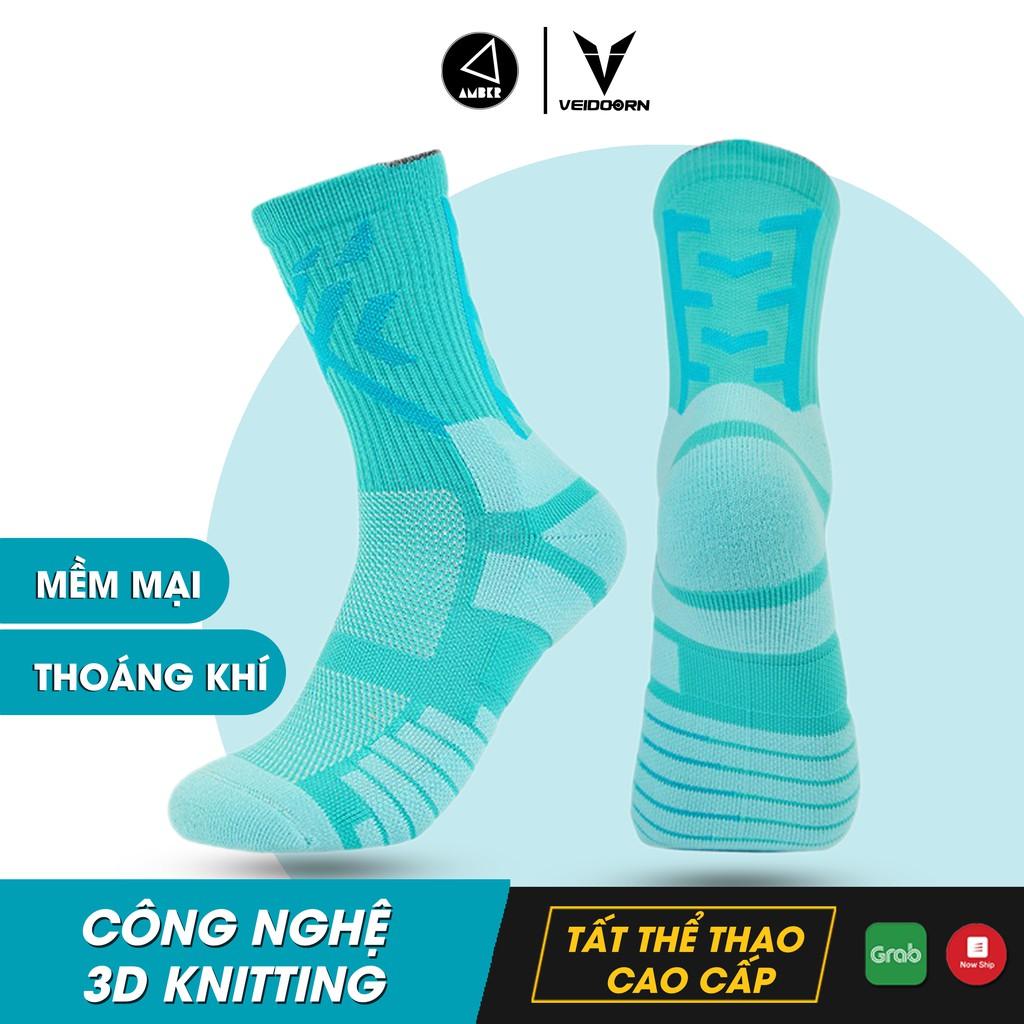 Tất Cổ Cao Có Đệm Chân Chơi Thể Thao Veidoorn VT006