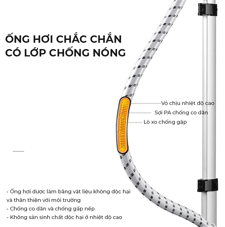 Bàn ủi hơi nước cây đứng Y699 bàn ủi kèm kệ đa năng loại cây đứng