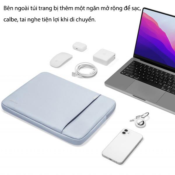 TÚI CHỐNG SỐC TOMTOC 360* PROTECTIVE CHO MACBOOK AIR/PRO 13” bảo vệ hoàn hảo chống va đập và trầy xước cho máy tính - HÀNG CHÍNH HÃNG