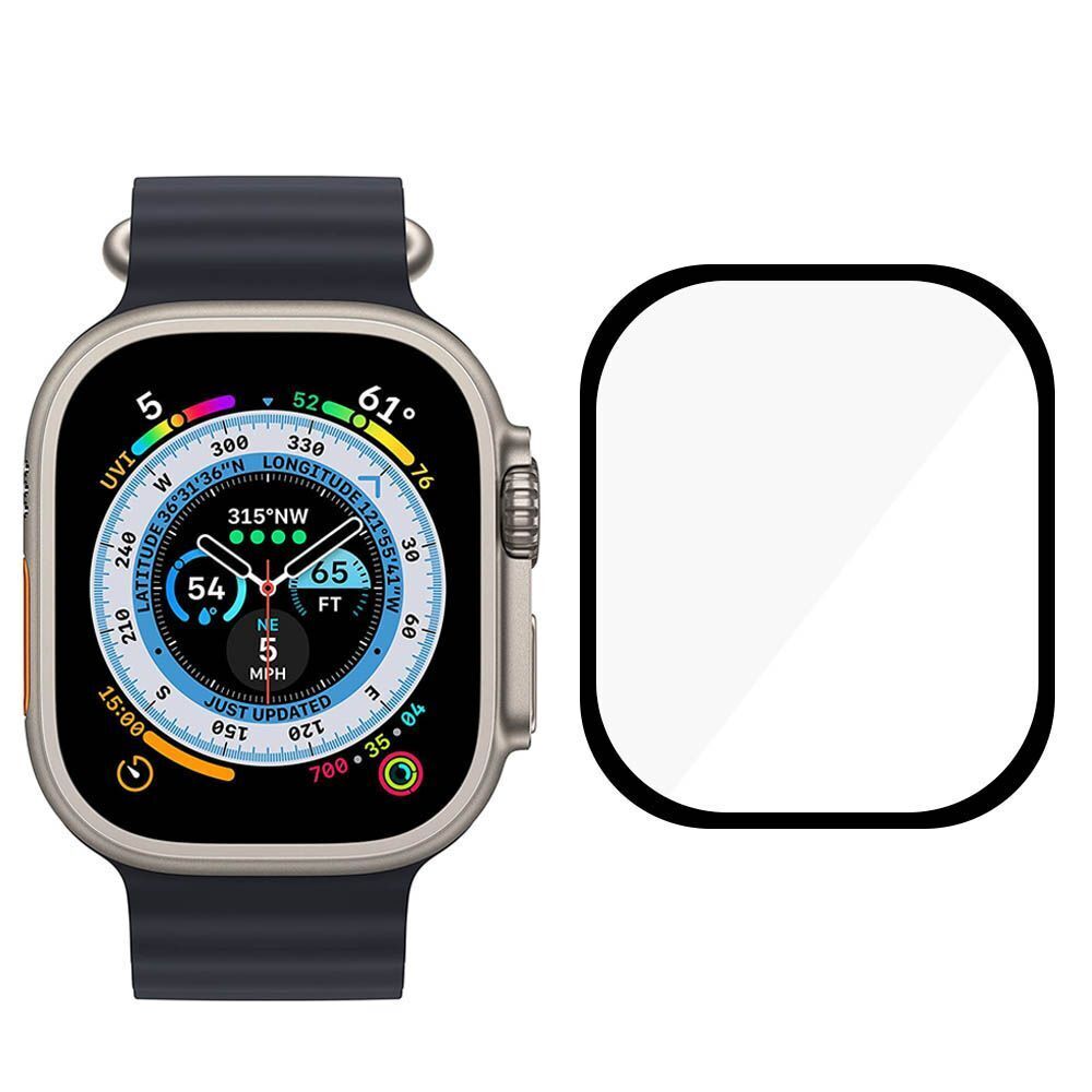 Miếng dán kính cường lực Full 3D cho Apple Watch Ultra 49mm Series 8 hiệu ANANK Protector Pro - hàng nhập khẩu