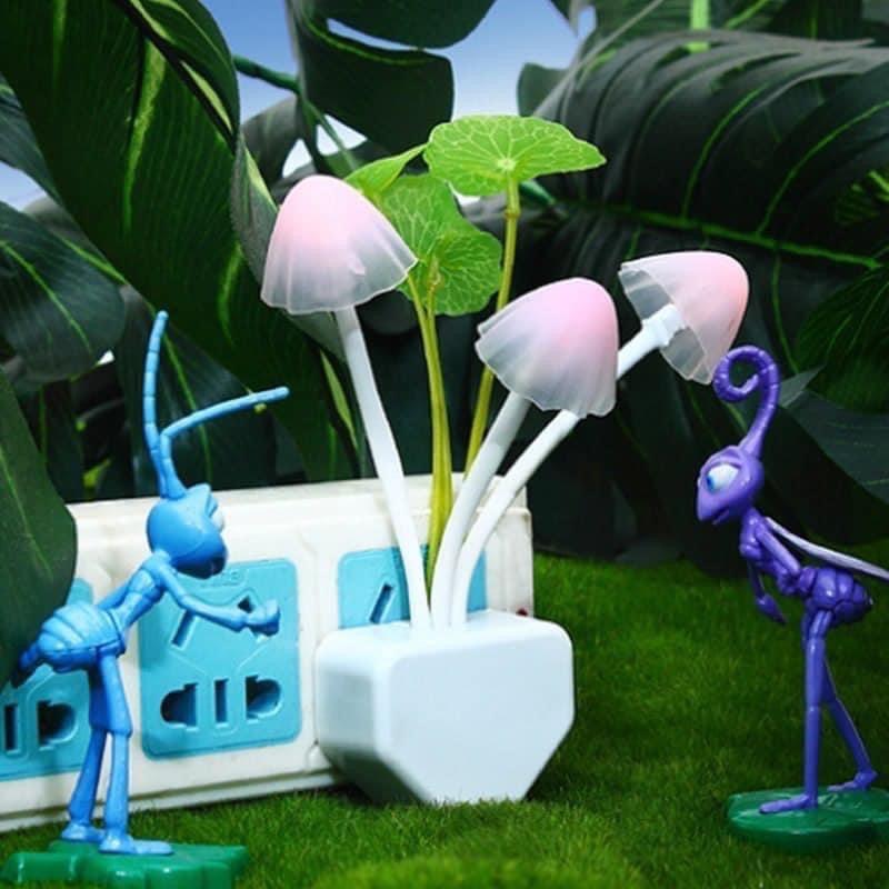 Đèn ngủ cảm ứng hình cây nấm