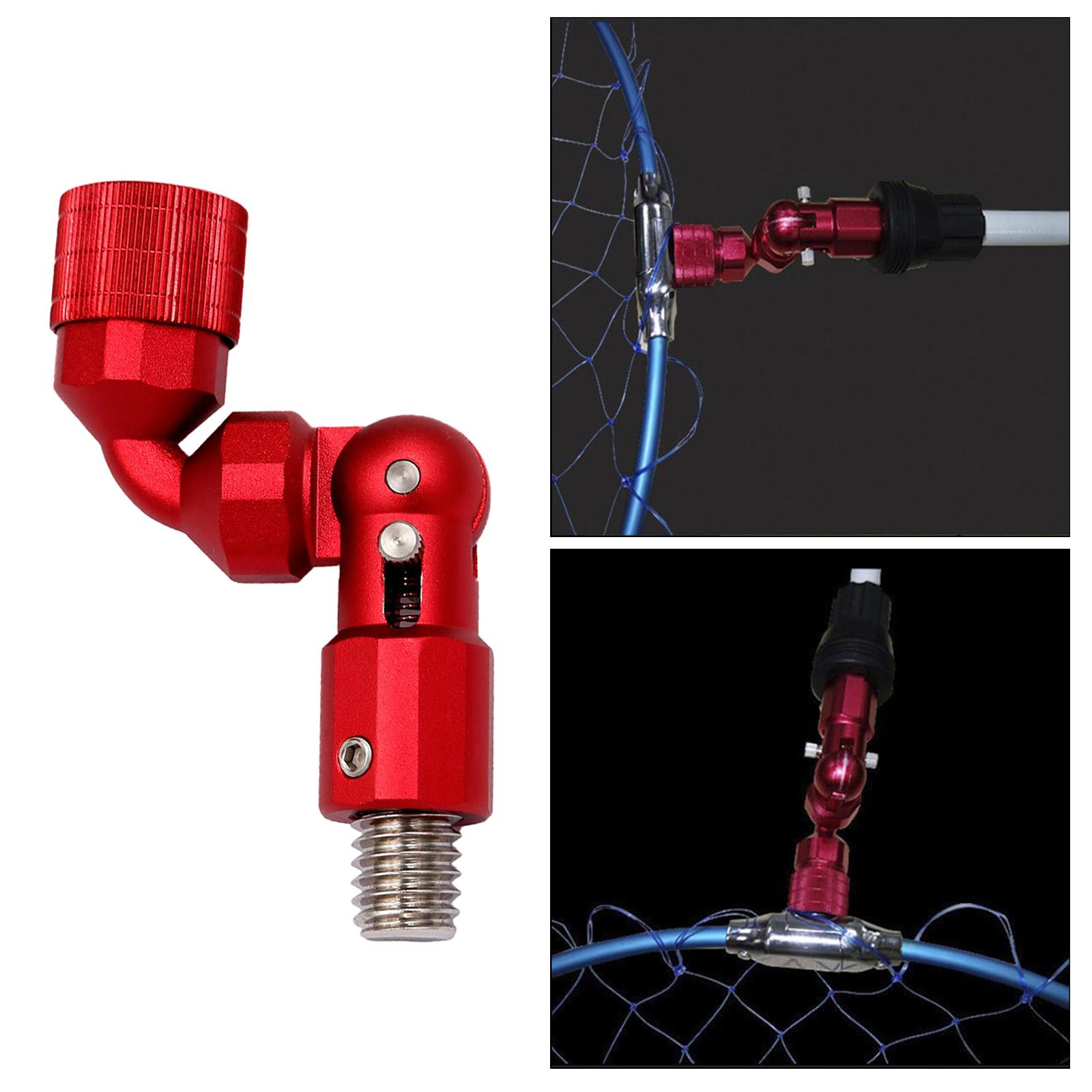 Aluminium Alloy Landing Net Joint Foldable Tool Fishing Connector 12mm, Accessory Durable