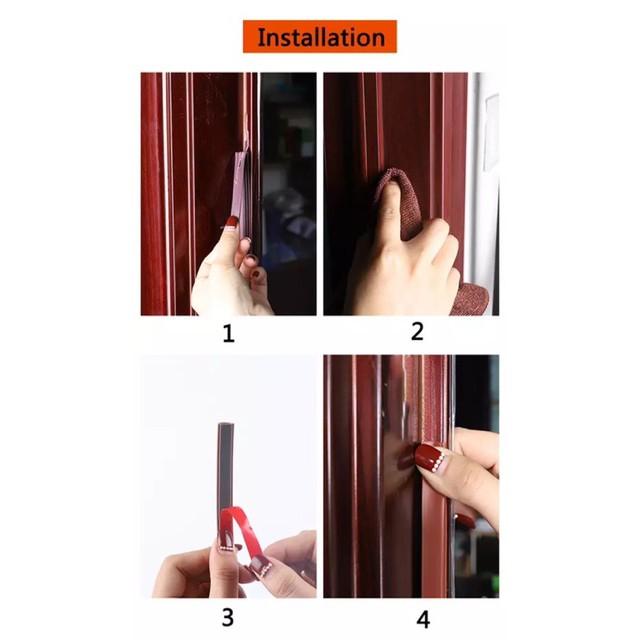 Gioăng cách âm khung cửa, Ron chịu lực cao cấp dày 10-15mm đàn hồi cao ngăn bụi côn trùng phù hợp mọi loại Gioăng cộng