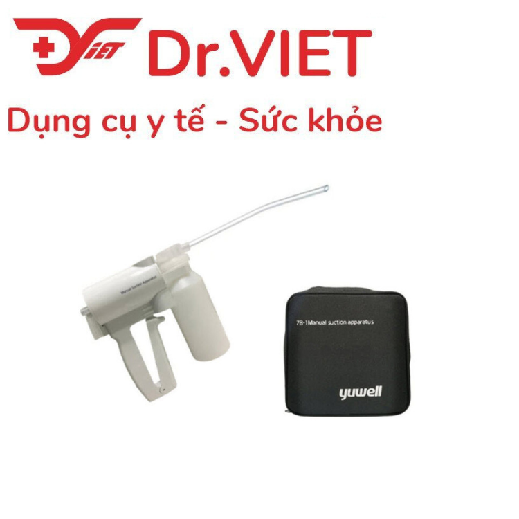 Máy hút dịch, hút đờm mũi Yuwell 7B-1