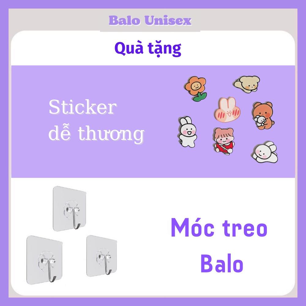 Balo Ulzzang Hàn Quốc nam nữ chống nước, balo đi học Ulzzang 604ULZ