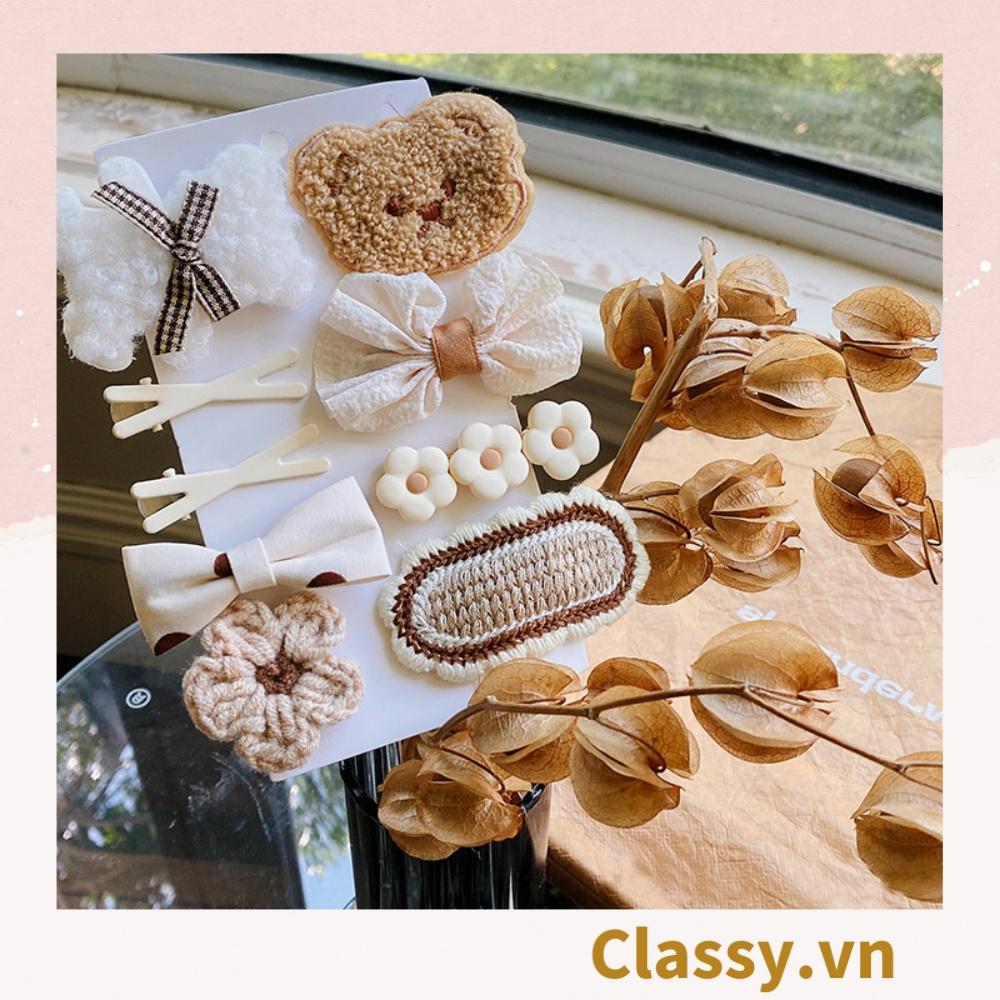 Classy Set kẹp tóc nhiều kiểu dễ thương phong cách hàn quốc PK316