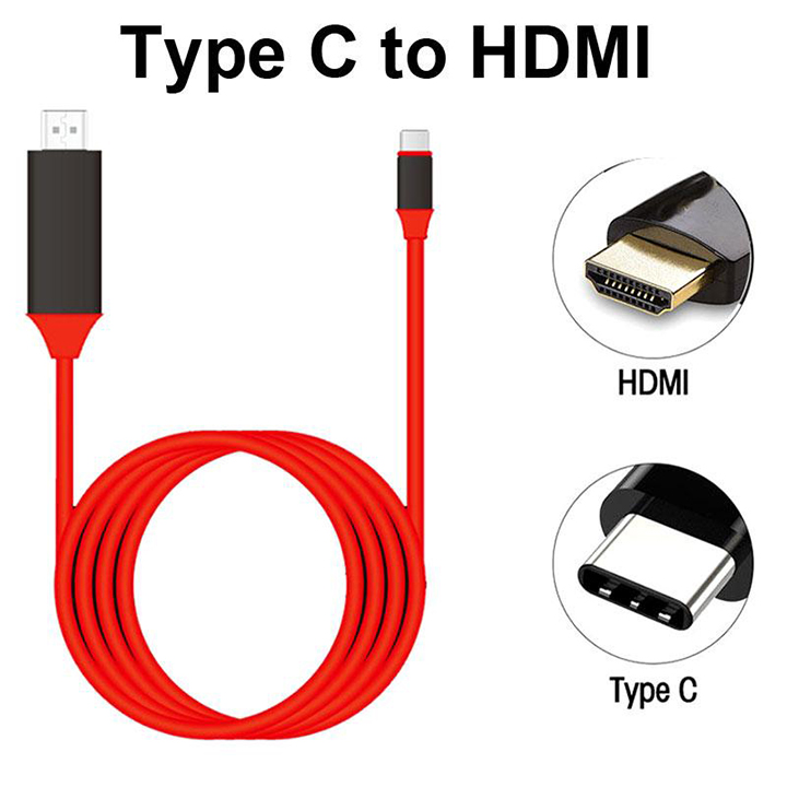 Cáp chuyển tín hiệu Type-C ra HDMI dài 2m cho Android