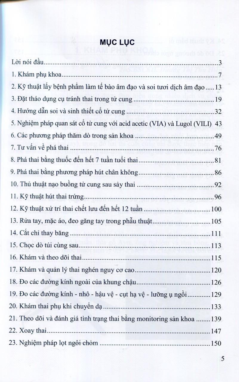 Sách - Thủ thuật sản phụ khoa 2023