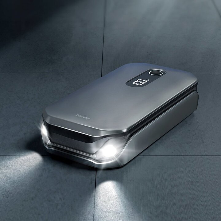Bộ kích nô acquy kiêm sạc dự phòng 12000mAh Baseus CRJS03-01 - HÀNG CHÍNH HÃNG