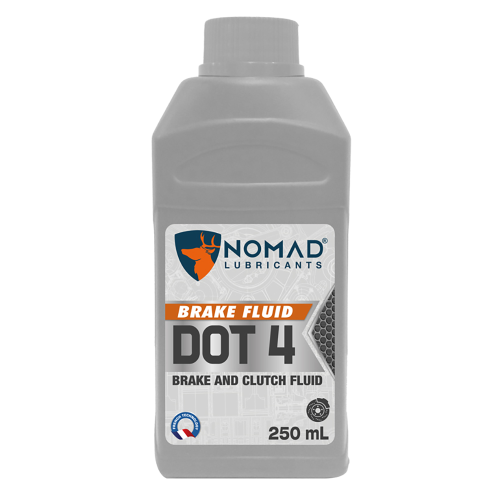 SẢN PHẨM DẦU PHANH NOMAD BRAKE FLUID DOT 4 – DÙNG CHO CẢ PHANH ĐĨA VÀ PHANH TANG TRỐNG