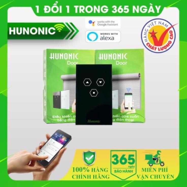 Công Tắc Cửa Cuốn Thông Minh Hunonic Door Trắng│Công tắc điều khiển cửa cuốn từ xa bằng điện thoại -2022