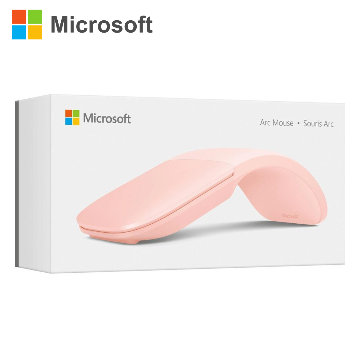 Chuột Không Dây Bluetooth Uốn Dẻo Microsoft Arc Mouse Dùng Cho Macbook Surface Laptop - Hàng Chính Hãng