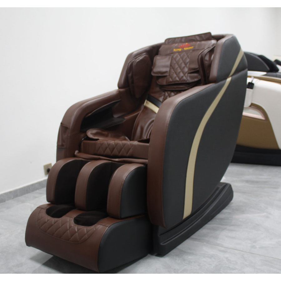 Ghế massage toàn thân KINGKESHI 2D bản nâng cấp KS-508- Mầu đen-cafe nâu