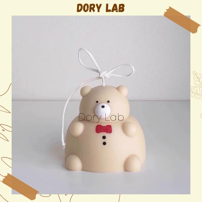 Nến Thơm Chú Gấu Béo Cute Không Khói Handmade, Phụ Kiện Decor, Quà Tặng - Dory Lab