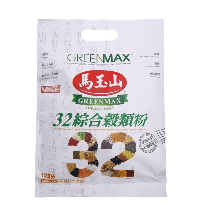 Ngũ cốc 32 loại hạt không đường Greenmax Đài Loan 300gr