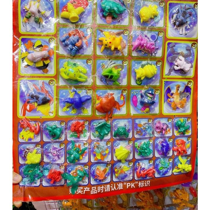 Mô Hình Pokemon, Pikachu, Làm Bộ Sưu Tập Nhân Vật Yêu Thích, Decor Trang Trí, Quà Tặng Cho Bé - Thú 2-4cm Ngẫu Nhiên