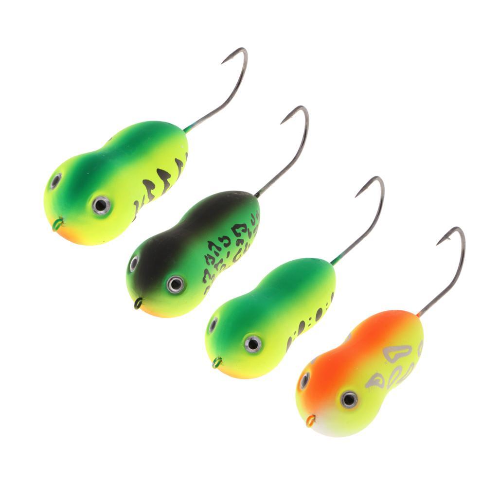 Floating Fishing Lure Hard Bait Crankbaits Swimbaits Gourd Shaped with Single Hook