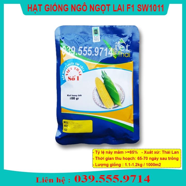 Hạt Giống Ngô Ngọt Việt Thái F1 Gói 200gram - Hạt Bắp to đều, hạt chắc, ăn ngọt, tỷ lệ nảy mầm cao