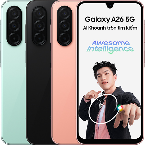 Điện thoại Samsung Galaxy A26 5G (8GB/128GB) - Hàng chính hãng