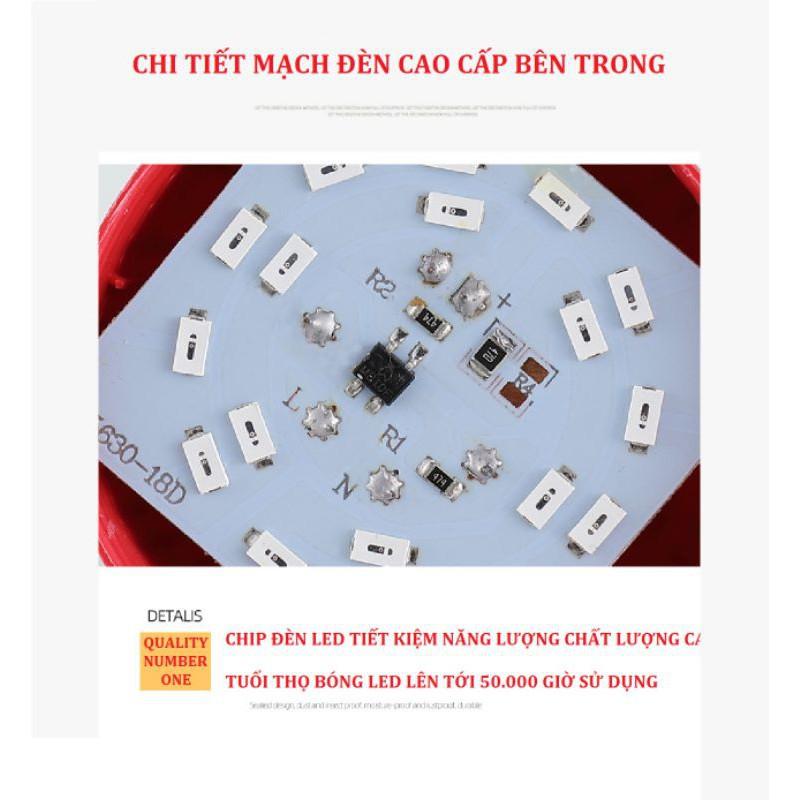 Bóng đèn led sạc tích điện sử dụng 6 đến 8 giờ công tắc 3 chế độ sáng