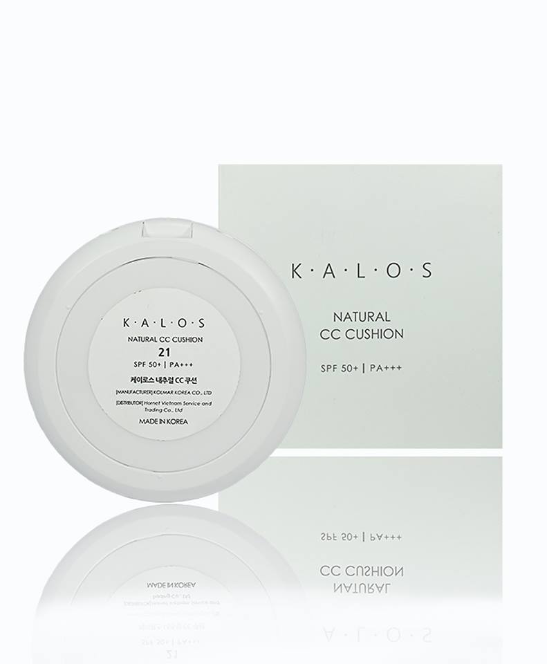 Phấn Nước Trang Điểm KALOS NATURAL CC CUSHION SPF 50+ PA+++ 12ml