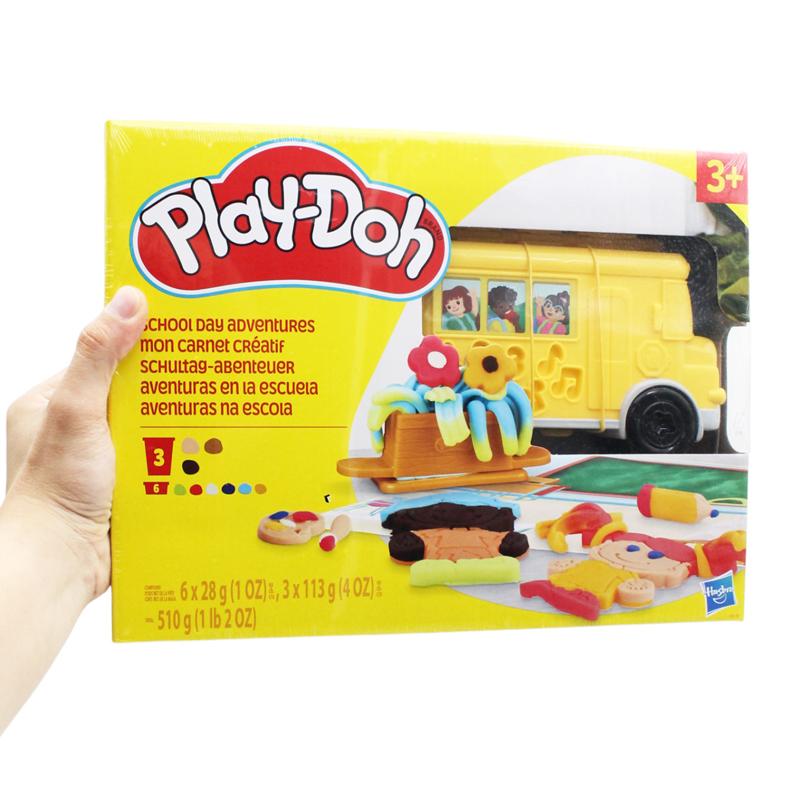 Bộ Đồ Chơi Bột Nặn Xe Buýt Vui Học - Playdoh F9140 (23 Chi Tiết)