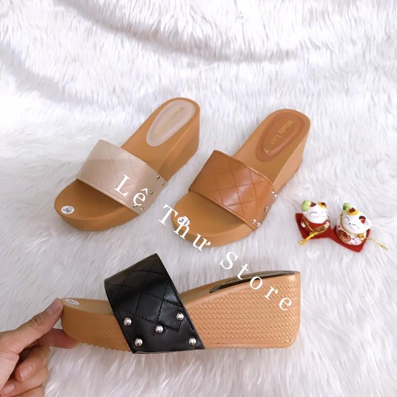 Dép xuồng 6 phân bản ngang trần chỉ đế nhẹ êm LT