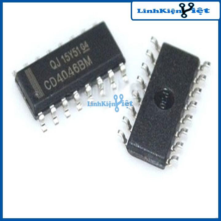 IC chức năng CD4046 16P hai loại CD4046BE, CD4046BM