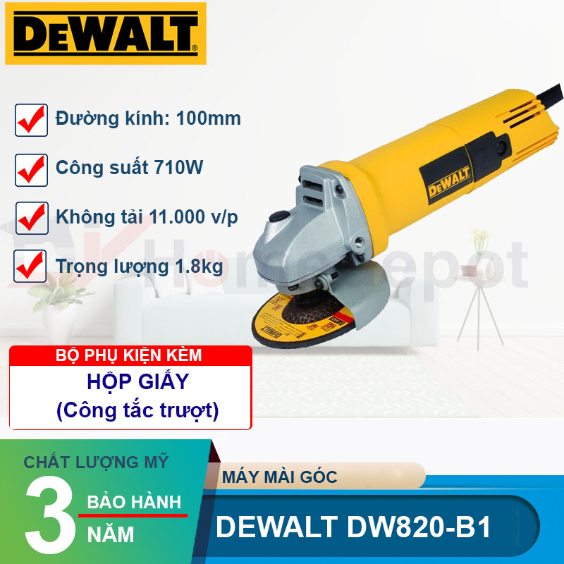 Máy mài góc 710W DEWALT DW820