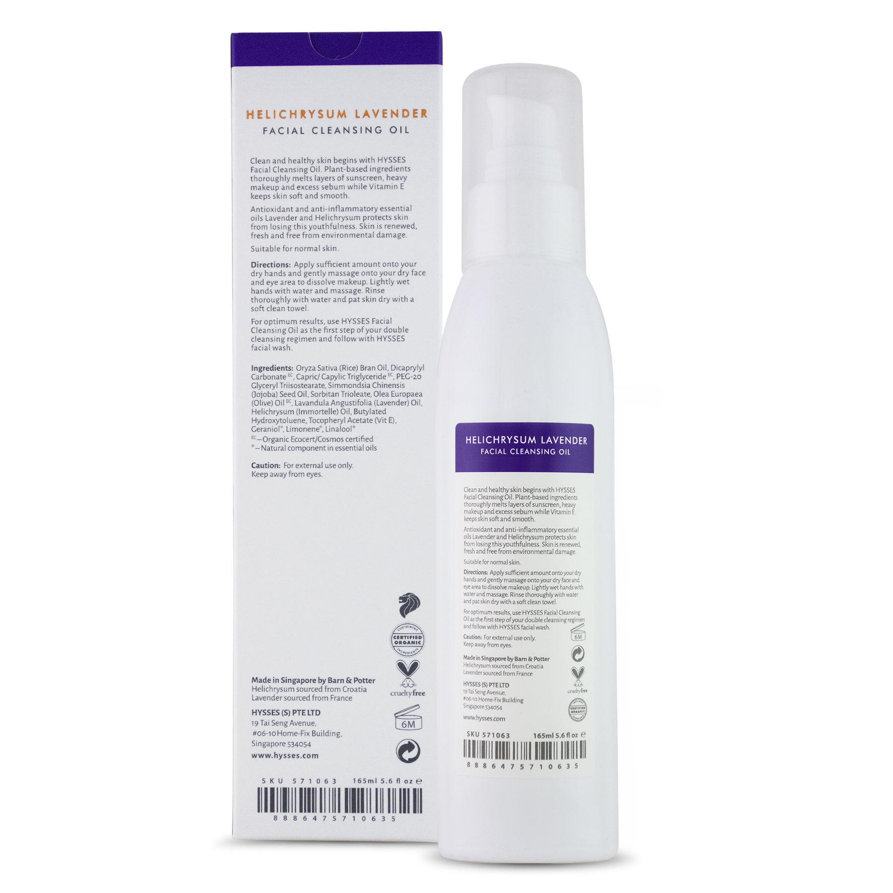 Dầu Tẩy Trang Cao Cấp Hysses Cleansing Oil Làm Sạch Sâu Lớp Tẩy Trang Và Bụi Bẩn, Giúp Chống Viêm, Tái Tạo Da, Chống Lão Hóa Với Tinh Dầu Oải Hương - Cúc Vạn Thọ Hữu Cơ Tự Nhiên